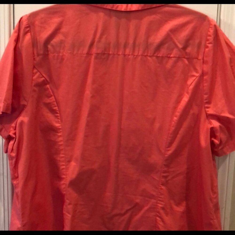 Lane Bryant Shirt size 20 Coral - Picture 5 of 6